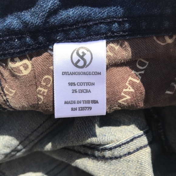 Y2K Jeans Low Rise Tie Dye Skinny Ankle Zip Blue - Picture 12 of 13